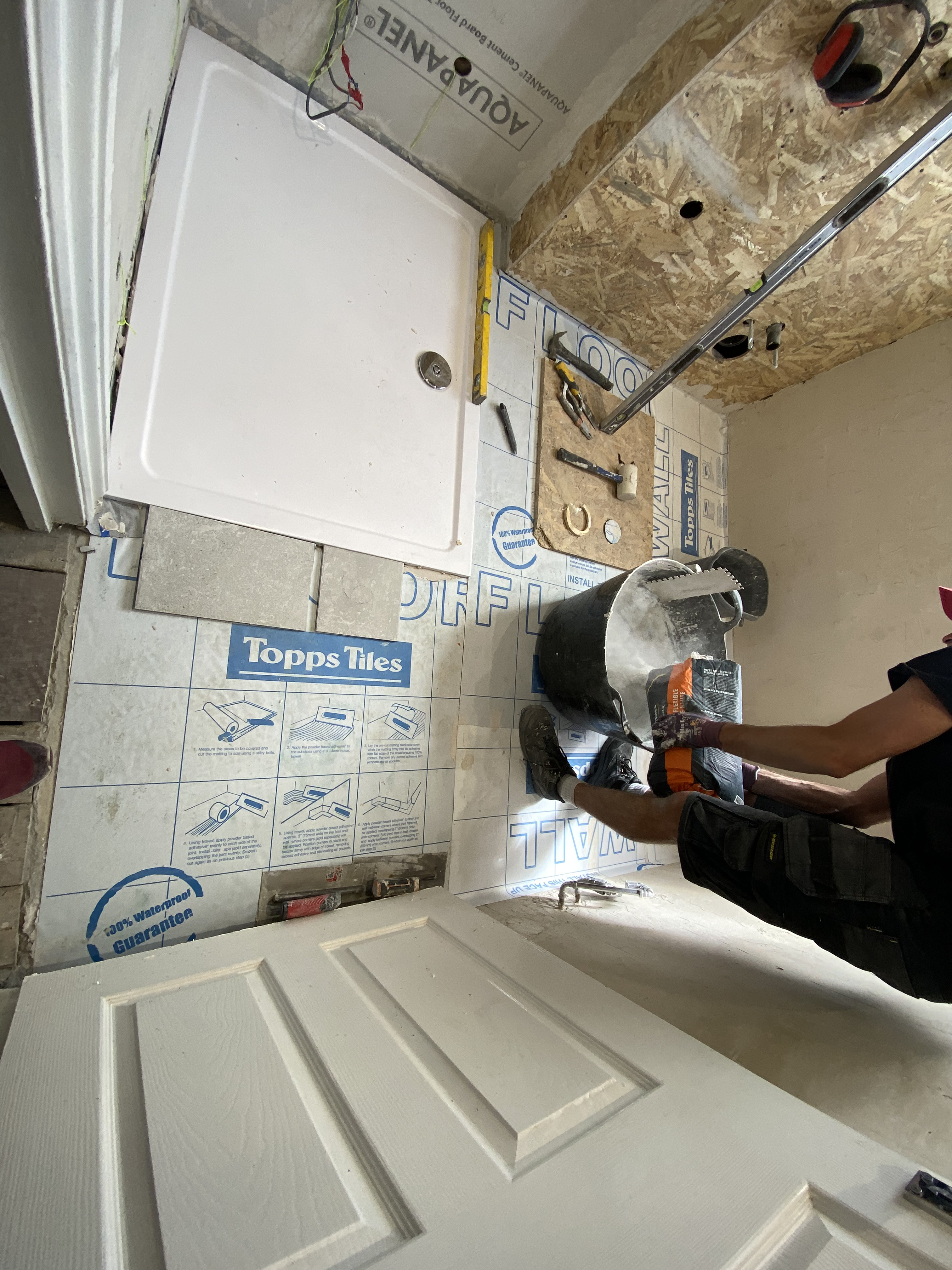 Before - Light Bathroom