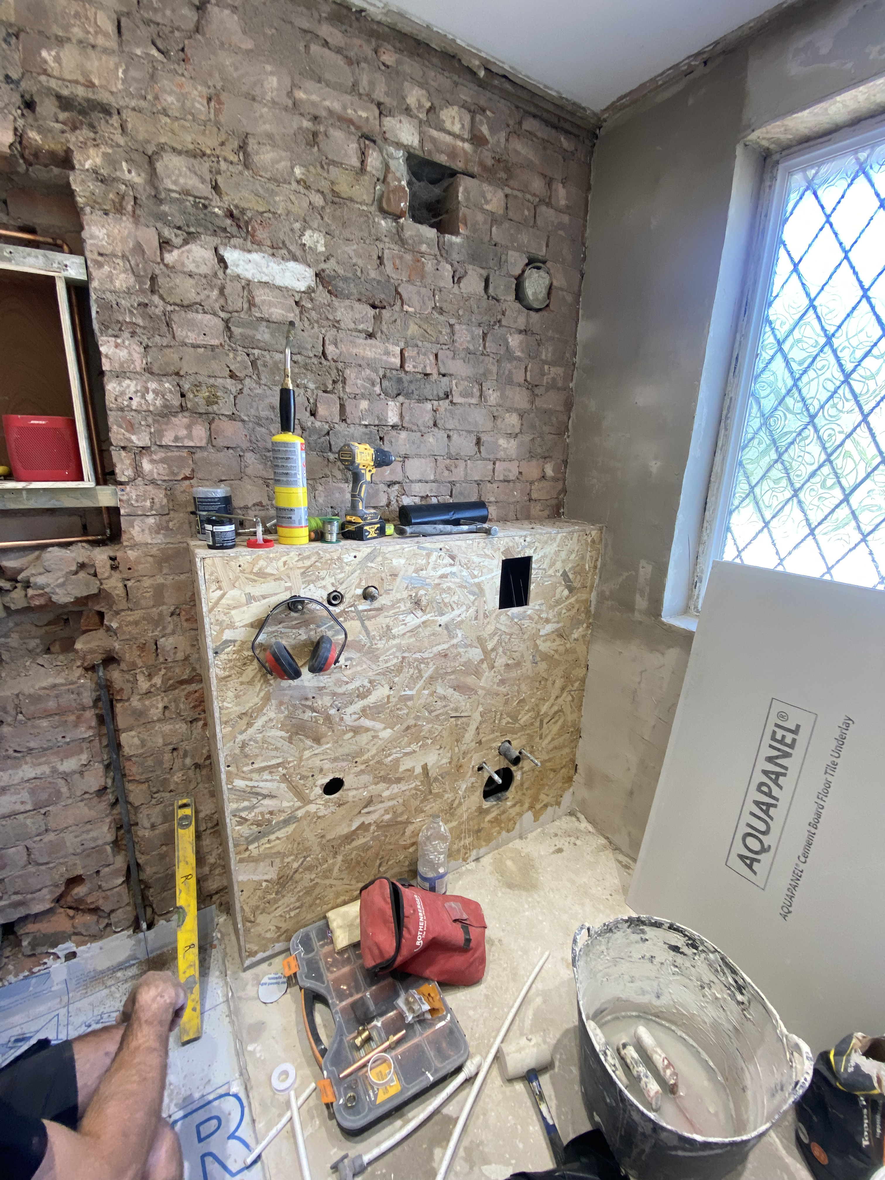 Under Construction - Light Bathroom